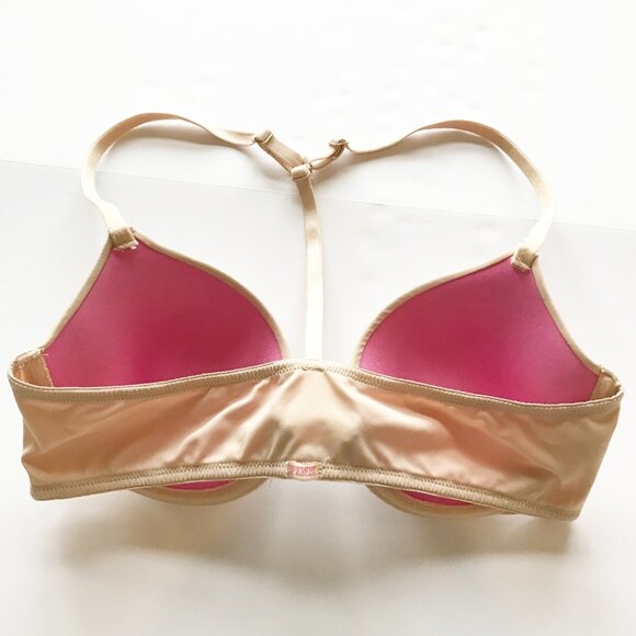 PINK Victoria's Secret Wear Everywhere Lightly Lined Underwire Bra Womens 34B - Picture 3 of 6